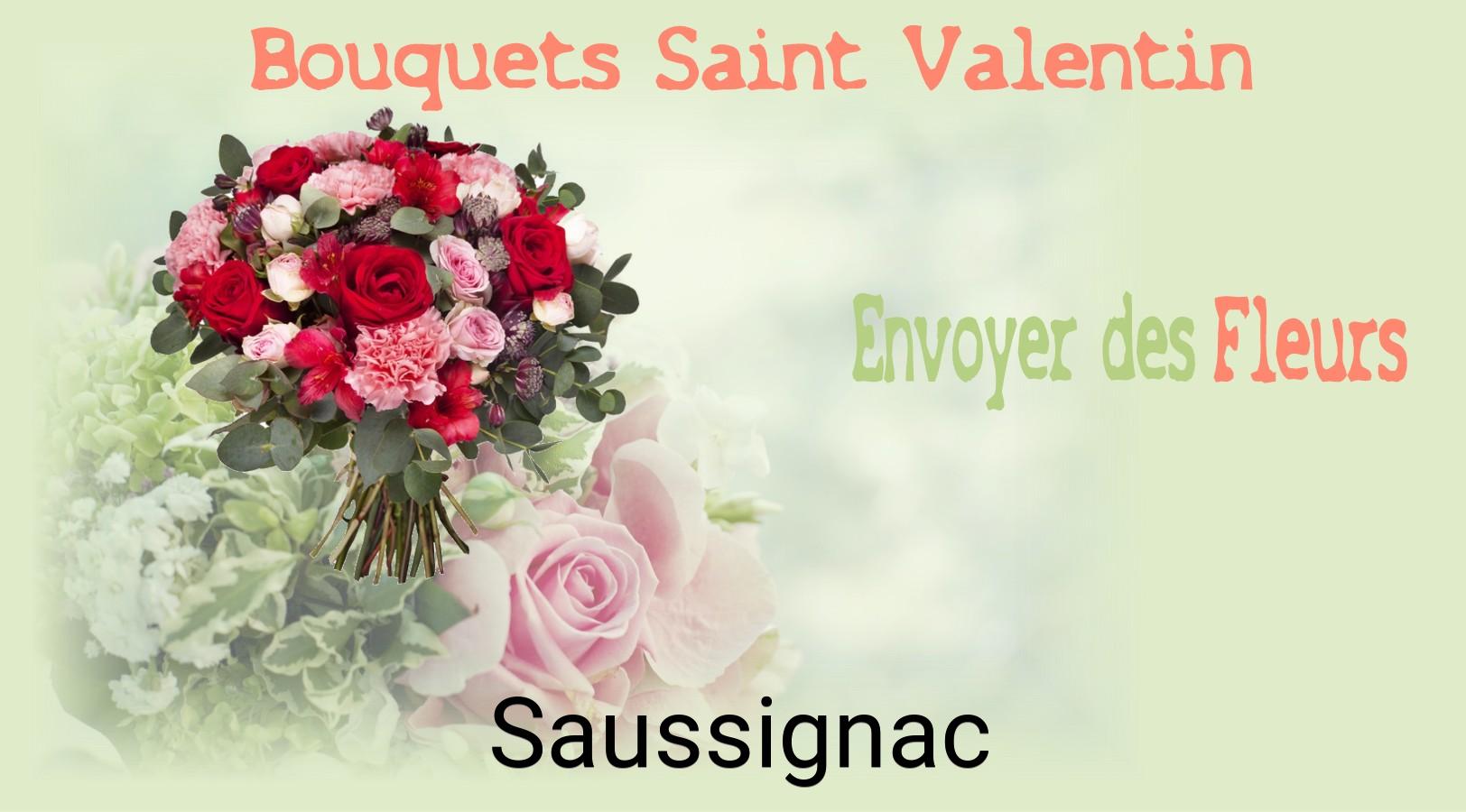 Roses de Saint-Valentin livrées à Saussignac